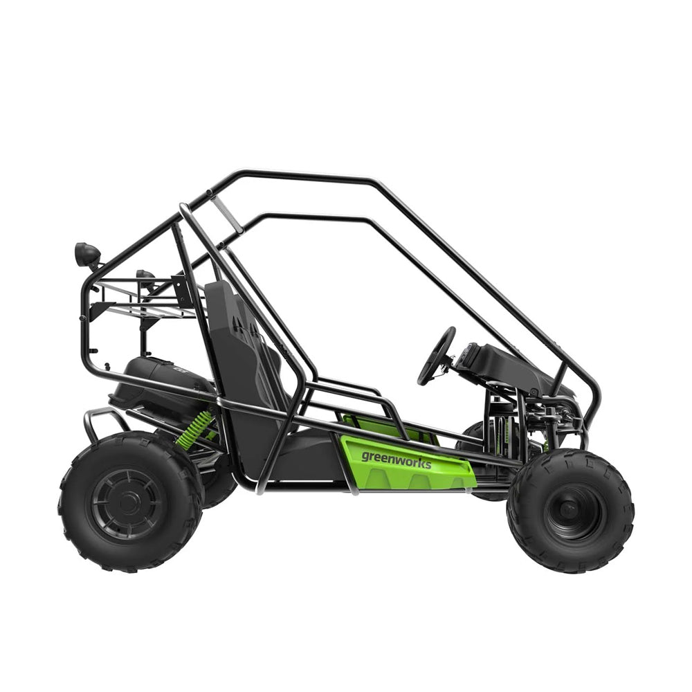 Greenworks-Greenworks 60V STEALTH Series All-Terrain 2-Seat Electric Youth Go-Kart-Go-Kart-