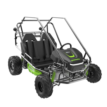 Greenworks-Greenworks 60V STEALTH Series All-Terrain 2-Seat Electric Youth Go-Kart-Go-Kart-