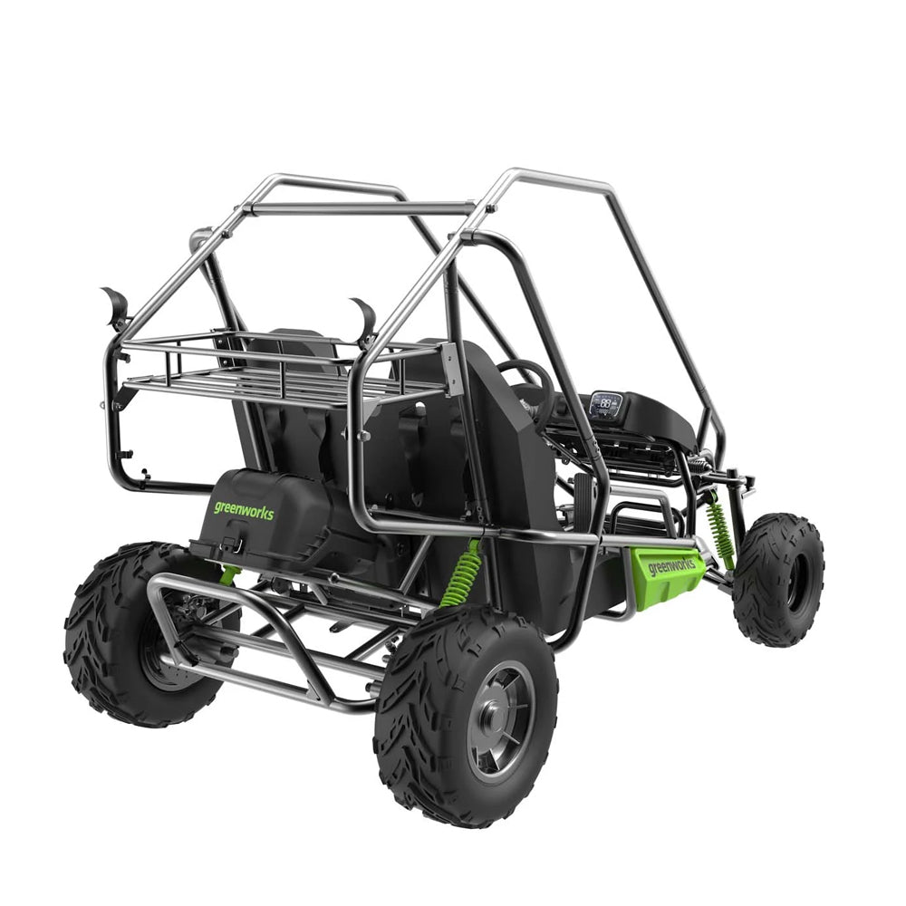 Greenworks-Greenworks 60V STEALTH Series All-Terrain 2-Seat Electric Youth Go-Kart-Go-Kart-