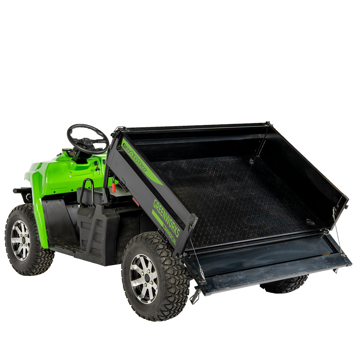 Greenworks-Greenworks 82V Work UTV CU400W - Robust 8kWh Work UTV, can go up to 105km on a single charge!-Utility Vehicle-