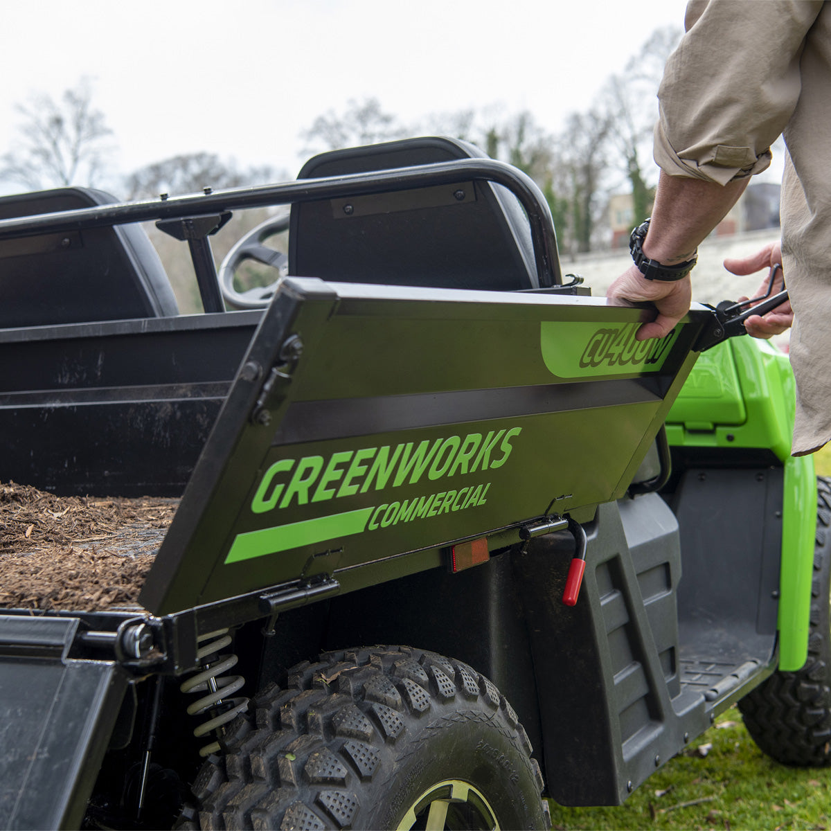Greenworks-Greenworks 82V Work UTV CU400W - Robust 8kWh Work UTV, can go up to 105km on a single charge!-Utility Vehicle-