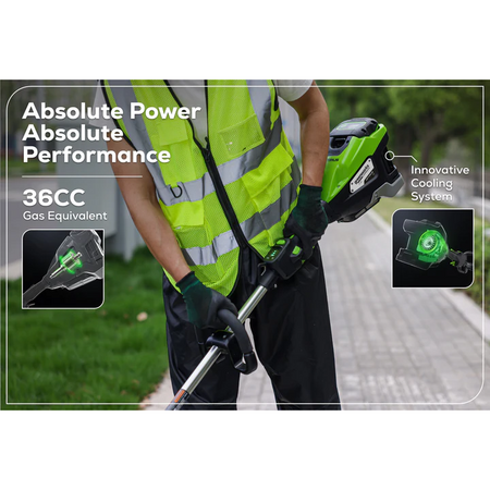 Greenworks-Greenworks Commercial ST161 82V OPTIMUS String Trimmer [2143702] - 82V 1.6kW straight shaft string trimmer.-String Trimmer-