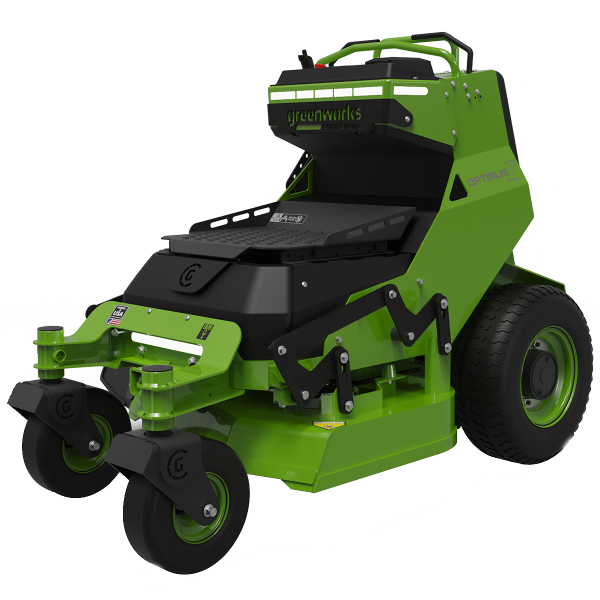Greenworks-Greenworks CZ36S8X 82V OptimusZ 36" Stand-On Zero Turn Mower (8kWh) [7401307AU] - Maintain peak driving performance and comfort on various terrain type.-Battery Powered Zero Turn-