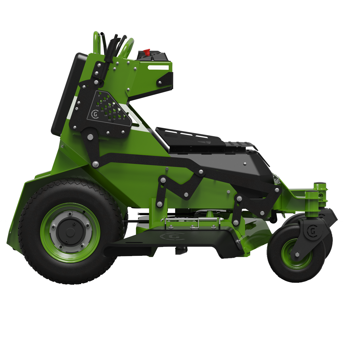 Greenworks-Greenworks CZ36S8X 82V OptimusZ 36" Stand-On Zero Turn Mower (8kWh) [7401307AU] - Maintain peak driving performance and comfort on various terrain type.-Battery Powered Zero Turn-