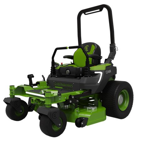 Greenworks-Greenworks CZ48R24X 82V OptimusZ 48'' Ride-On Zero Turn Mower (24kWh) [7403107AU] - Quiet operation and high intensity.-Battery Powered Zero Turn-