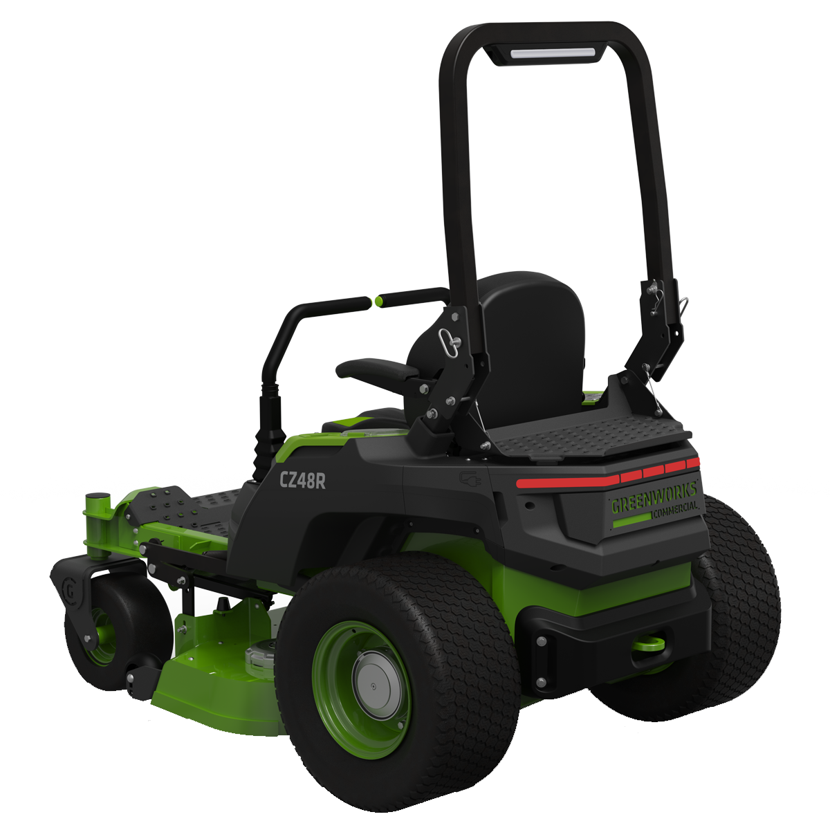 Greenworks-Greenworks CZ48R24X 82V OptimusZ 48'' Ride-On Zero Turn Mower (24kWh) [7403107AU] - Quiet operation and high intensity.-Battery Powered Zero Turn-