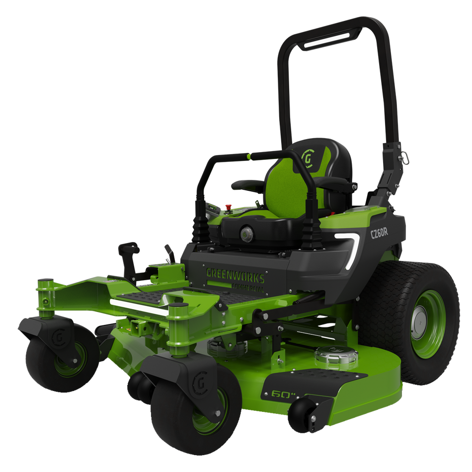 Greenworks CZ60R24X 82V OptimusZ 60'' Ride-On Zero Turn Mower (24kWh) [7403307AURD] - Rear Discharge