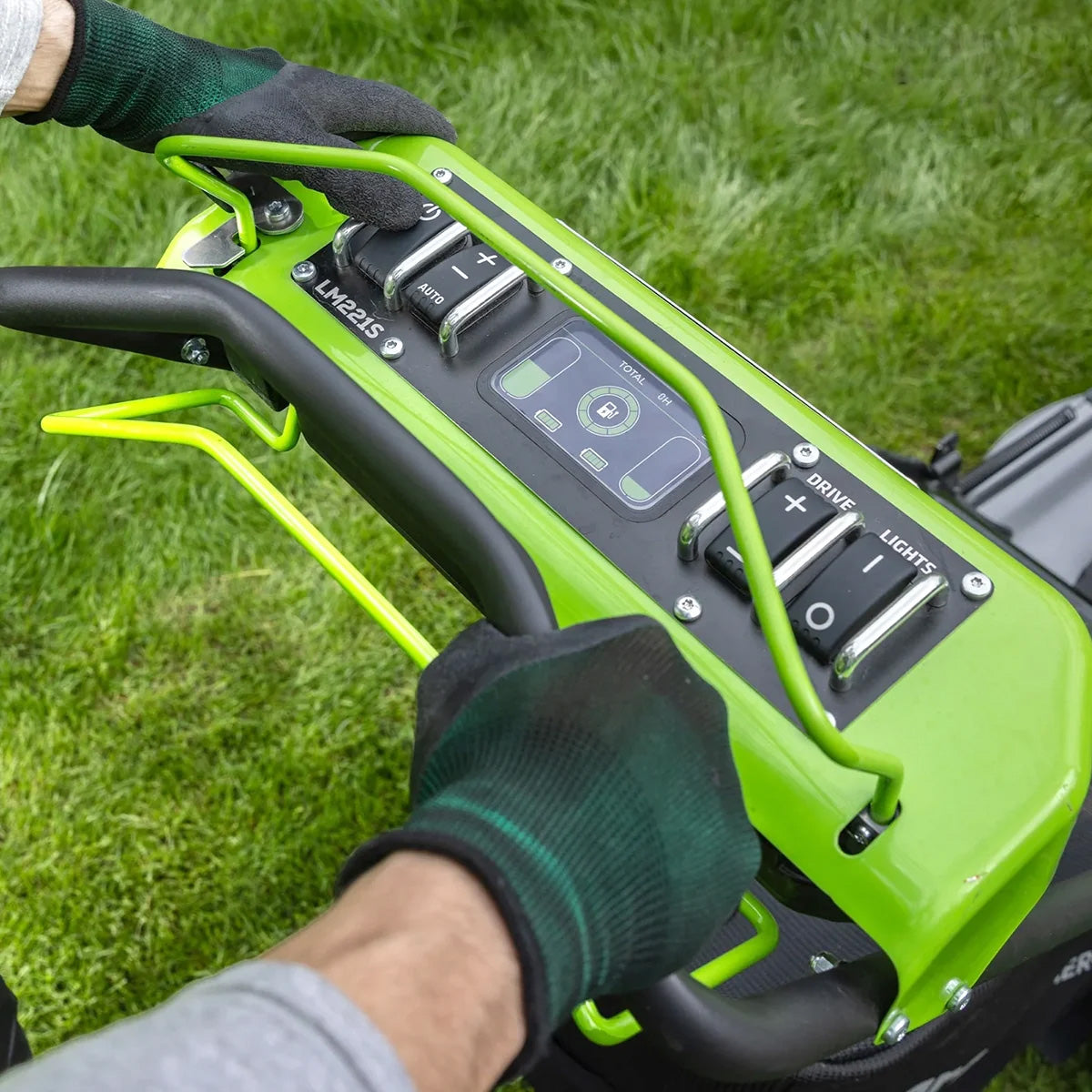 Greenworks-Greenworks Optimus ATM22 – 22” Alloy Base Self Propelled Lawn Mower Bundle Kit-Lawn Mower-