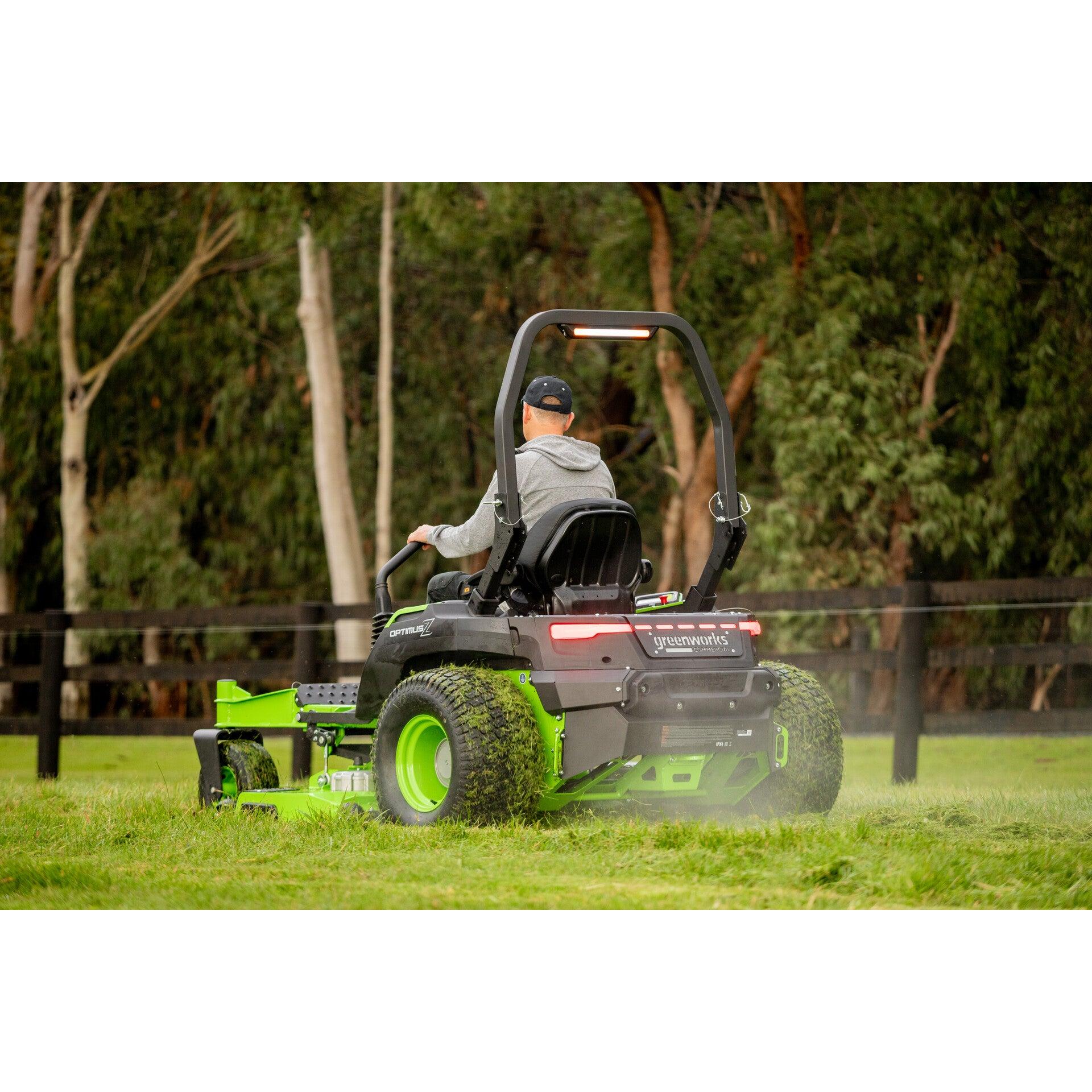 Greenworks-Greenworks OZ972R 82V OptimusZ 72'' Ride-On Zero Turn Mower (36kWh) [7405207AU] - Rear Discharge-Battery Powered Zero Turn-