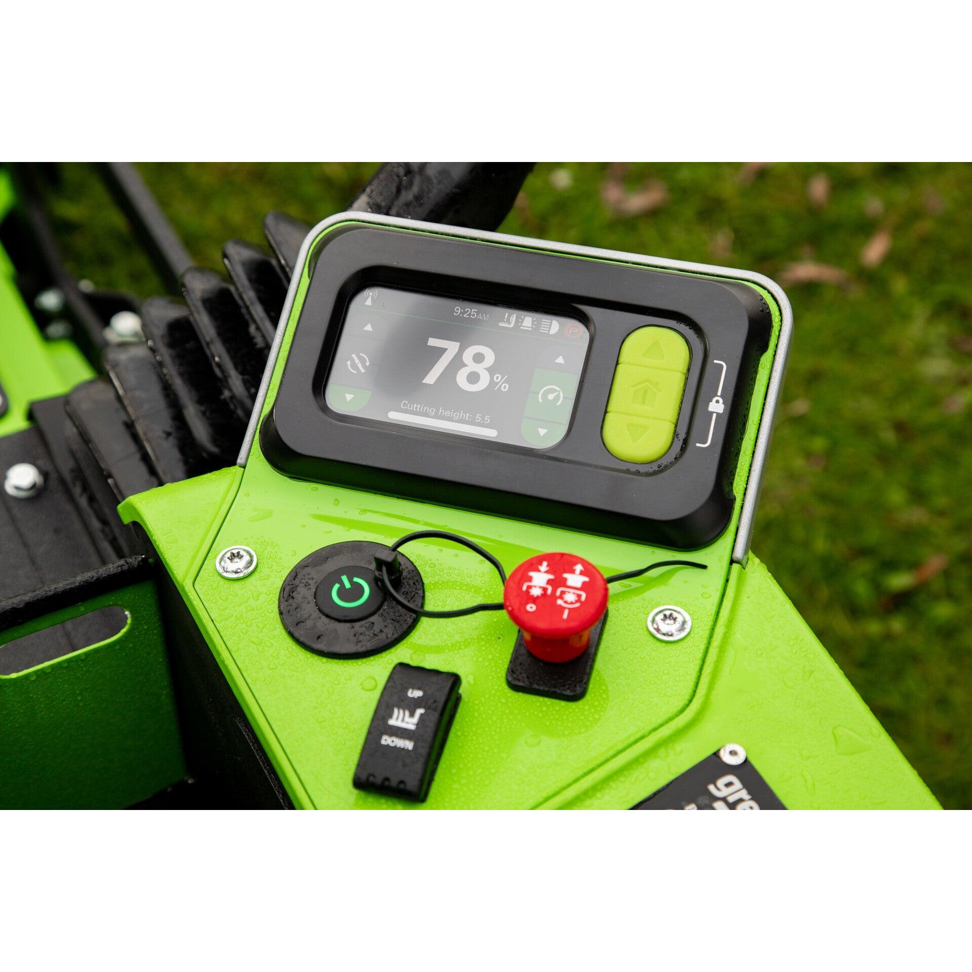 Greenworks-Greenworks OZ972R 82V OptimusZ 72'' Ride-On Zero Turn Mower (36kWh) [7405207AU] - Rear Discharge-Battery Powered Zero Turn-