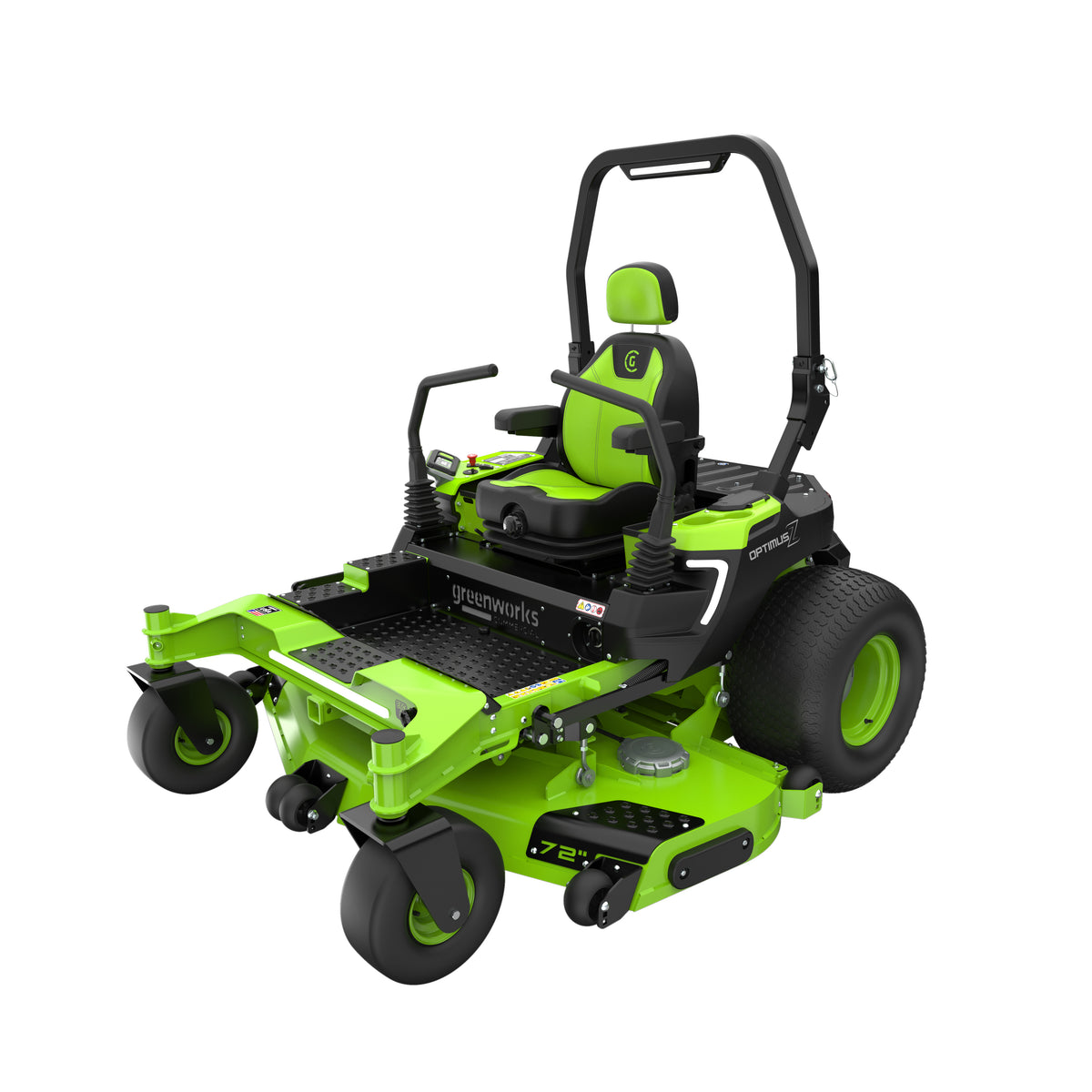 Greenworks-Greenworks OZ972R 82V OptimusZ 72'' Ride-On Zero Turn Mower (36kWh) [7405207AU] - Rear Discharge-Battery Powered Zero Turn-