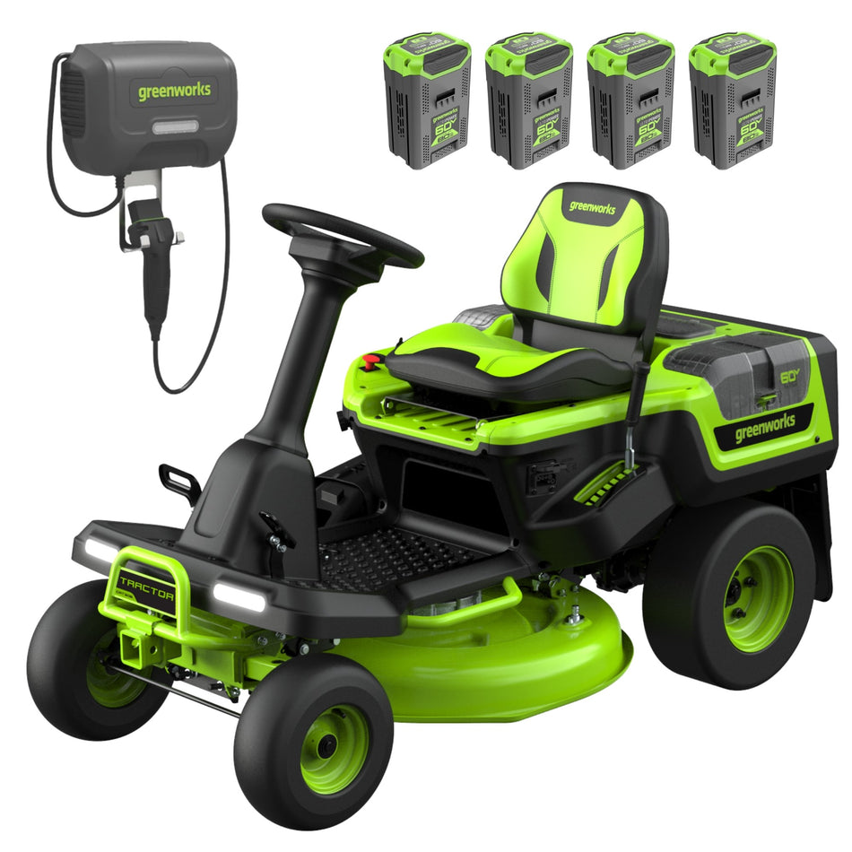 Greenworks-Greenworks TRC40678 60V Pro 30” Compact Ride-On Mower [7404907AU]-Domestic Ride On Mower-