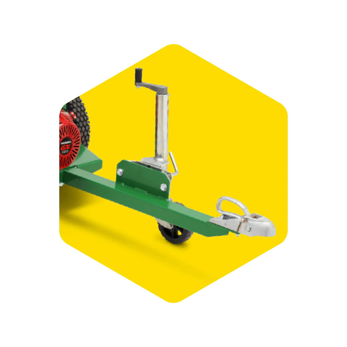 Hansa-Hansa C13 Non-Road Towable Drawbar - Tow hitch for towing the Hansa C13 chipper around your property!-Chipper Drawbar-