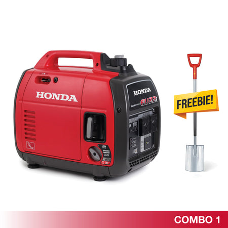 Honda-Honda EU22i 2.2kVA Inverter Generator - Available in Multiple Combo Options!-Generator-Honda EU22i with FREE $99 Spade-