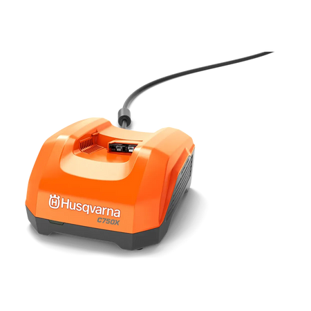 Husqvarna-Husqvarna 40-C750X Battery Charger - Efficient fast charger with active cooling for high-capacity batteries.-Battery Charger-