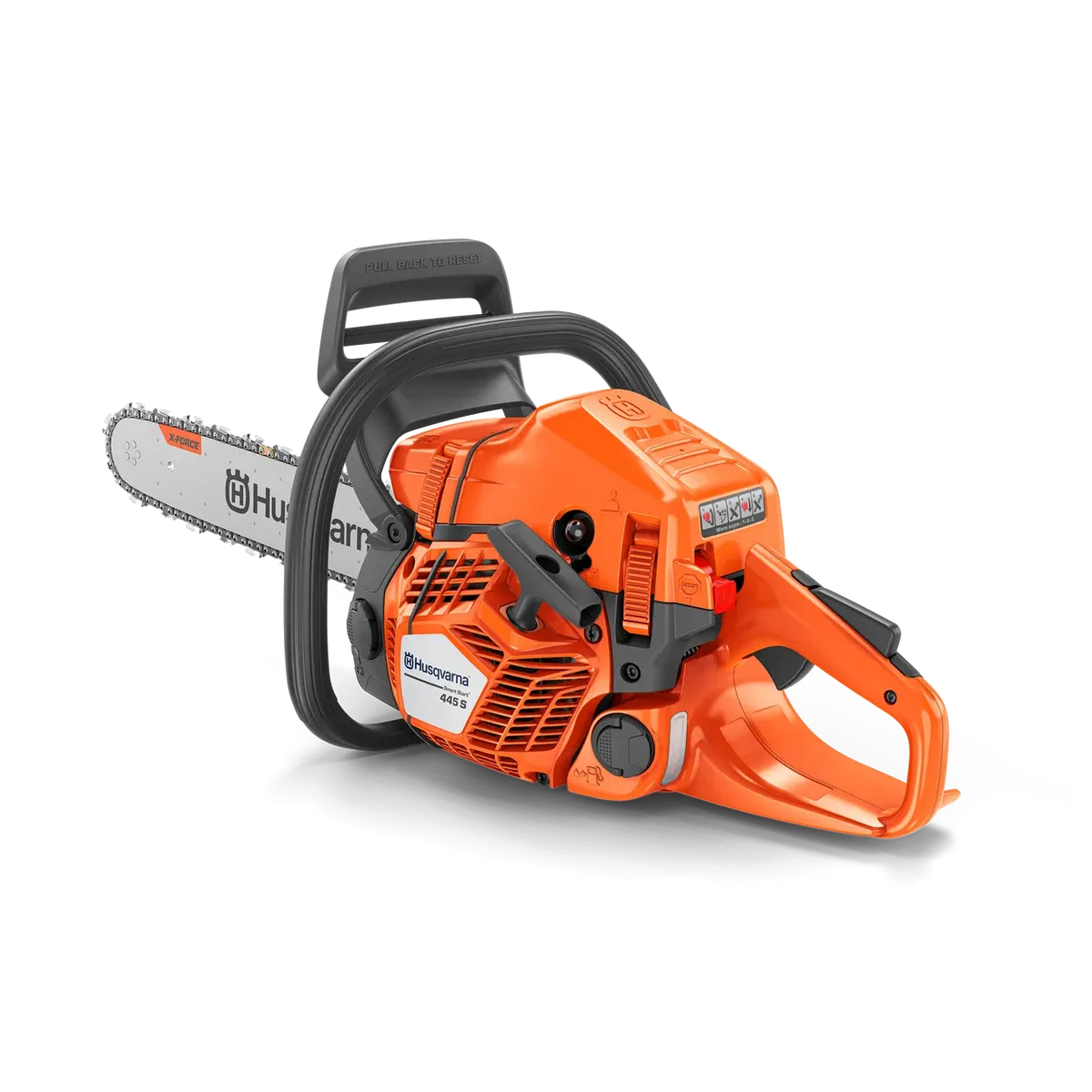 Husqvarna-Husqvarna 445S Chainsaw - Robust and versatile chainsaw with Smart Start®. A cutting experience that lasts.-Chainsaw-