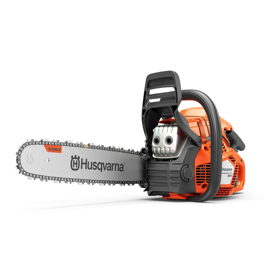 Husqvarna-Husqvarna 450S Chainsaw - Powerful and Robust chainsaw with Smart Start®. You will feel the power, not the weight.-Petrol Chainsaw-