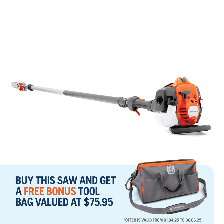Husqvarna-Husqvarna 525PT5S Pole Saw - 25.4cc Telescopic Polesaw, 10" bar, X-Torq® Engine!-Pole Saw-