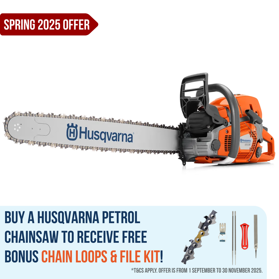 Husqvarna-Husqvarna 572 XP Chainsaw - 70.6cc, 20" Bar, Air Injection™-Professional Chainsaw-20in-