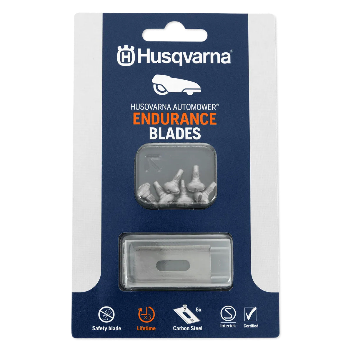 Husqvarna-Husqvarna AM Endurance HSS Blades 6pcs - high speed steel blades with softer core and hardened edges - pack of 6-Blades-