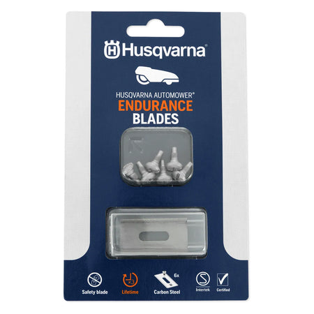 Husqvarna-Husqvarna AM Endurance HSS Blades 6pcs - high speed steel blades with softer core and hardened edges - pack of 6-Blades-