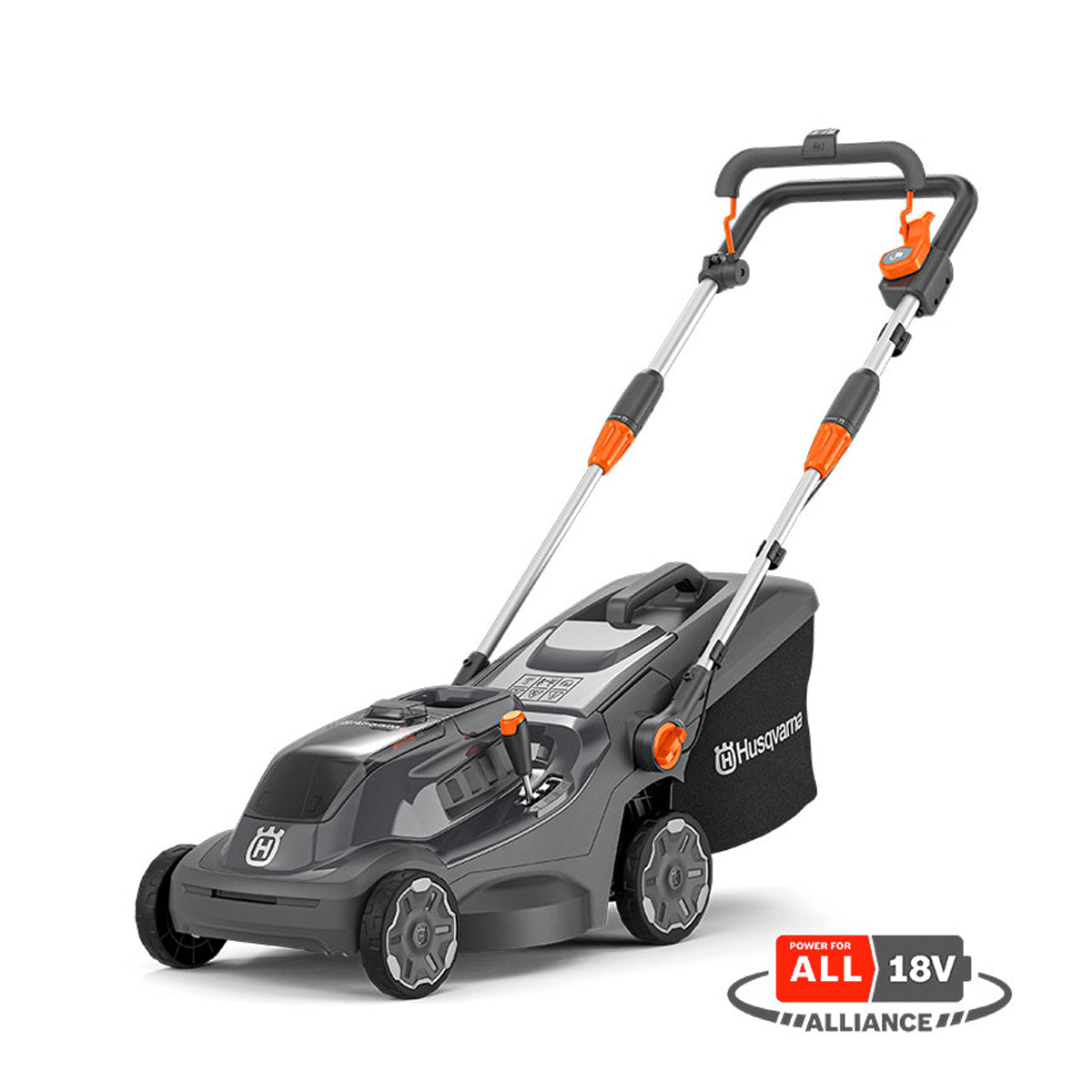 Husqvarna-Husqvarna Aspire LC34 18V Lawn Mower - 18V Battery Mower with 34cm deck & 30L collector!-Lawn Mower-Lawn Mower Only-