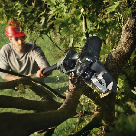 Husqvarna-Husqvarna Aspire PE5 18V Pruner + Pole - 18V handheld pruner with 1.7m adjustable extension pole - cuts upto 75mm!-Battery Pole Saw-