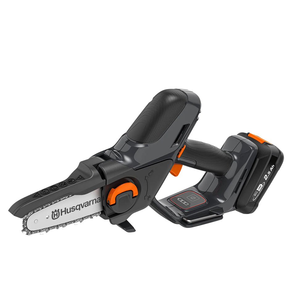 Husqvarna-Husqvarna Aspire PE5 18V Pruner + Pole - 18V handheld pruner with 1.7m adjustable extension pole - cuts upto 75mm!-Battery Pole Saw-