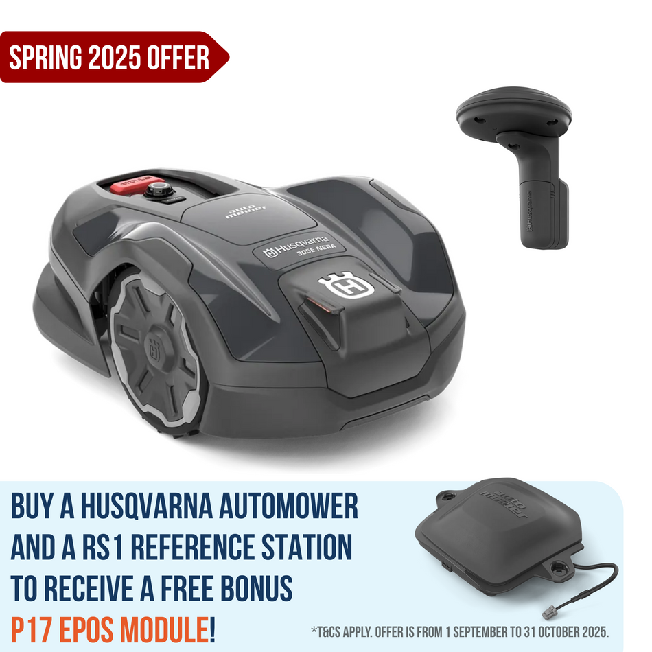 Husqvarna-Husqvarna Automower® 305E NERA - Robotic mower that trims the edges, for small to midsize lawns.-Automower-305E NERA-