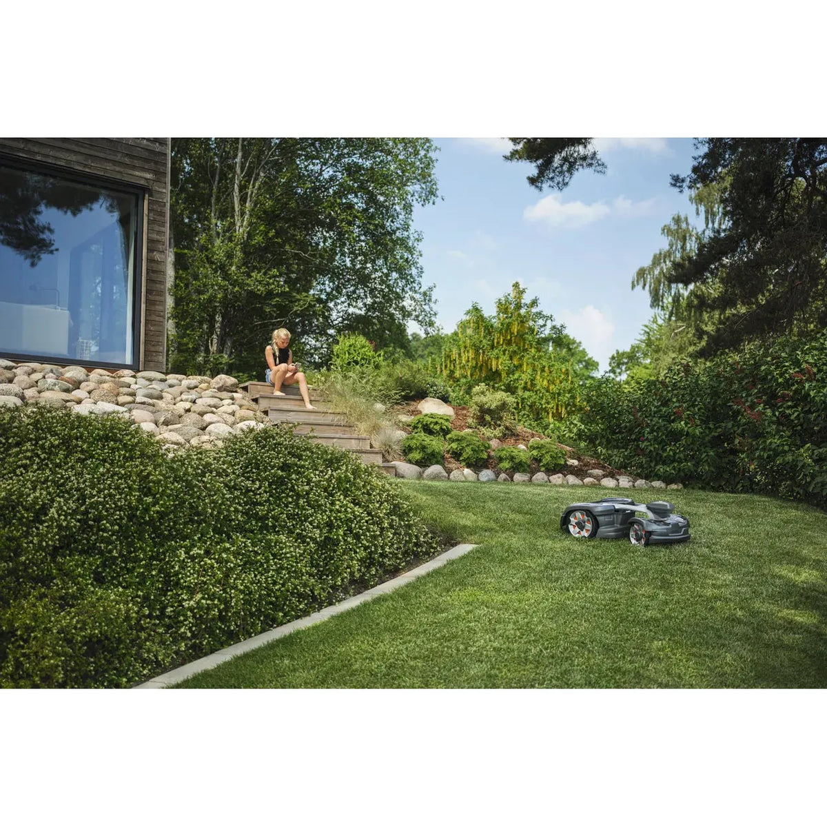 Husqvarna-Husqvarna Automower® 435X AWD EPOS - Wire free AWD robotic mower that masters steep slopes up to 70%.-Automower-