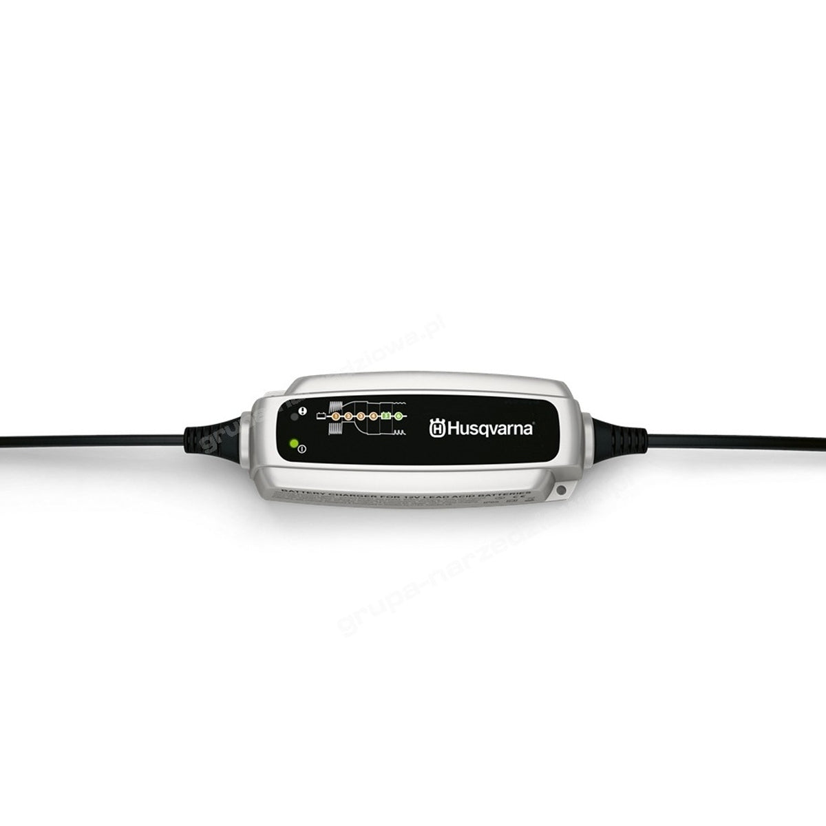 Husqvarna-Husqvarna Battery Charger BC 0.8 - For all 12V lead-acid batteries, charging up to 100Ah, short circuit proof-Battery Charger-