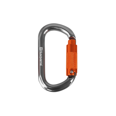 Husqvarna-Husqvarna Carabiner - High-strength aluminium carabiner with triple lock.-Accessories-Carabiner: Oval-