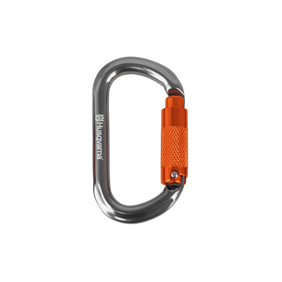 Husqvarna-Husqvarna Carabiner - High-strength aluminium carabiner with triple lock.-Accessories-Carabiner: Oval-