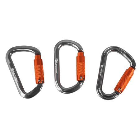 Husqvarna-Husqvarna Carabiner - High-strength aluminium carabiner with triple lock.-Accessories-