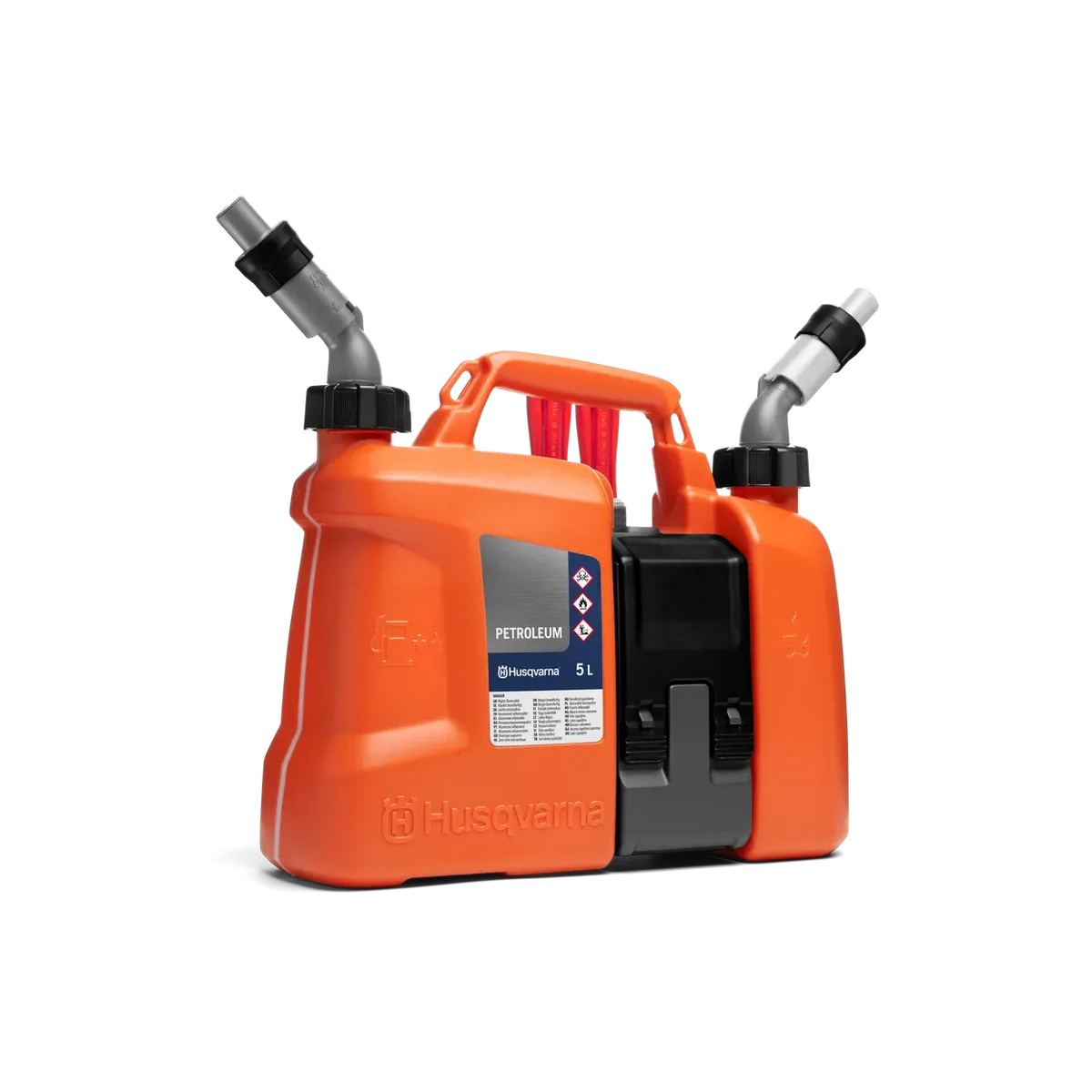 Husqvarna-Husqvarna Combi Can 5 + 2.5L - Refuel without splash or waste.-Fuel Can-