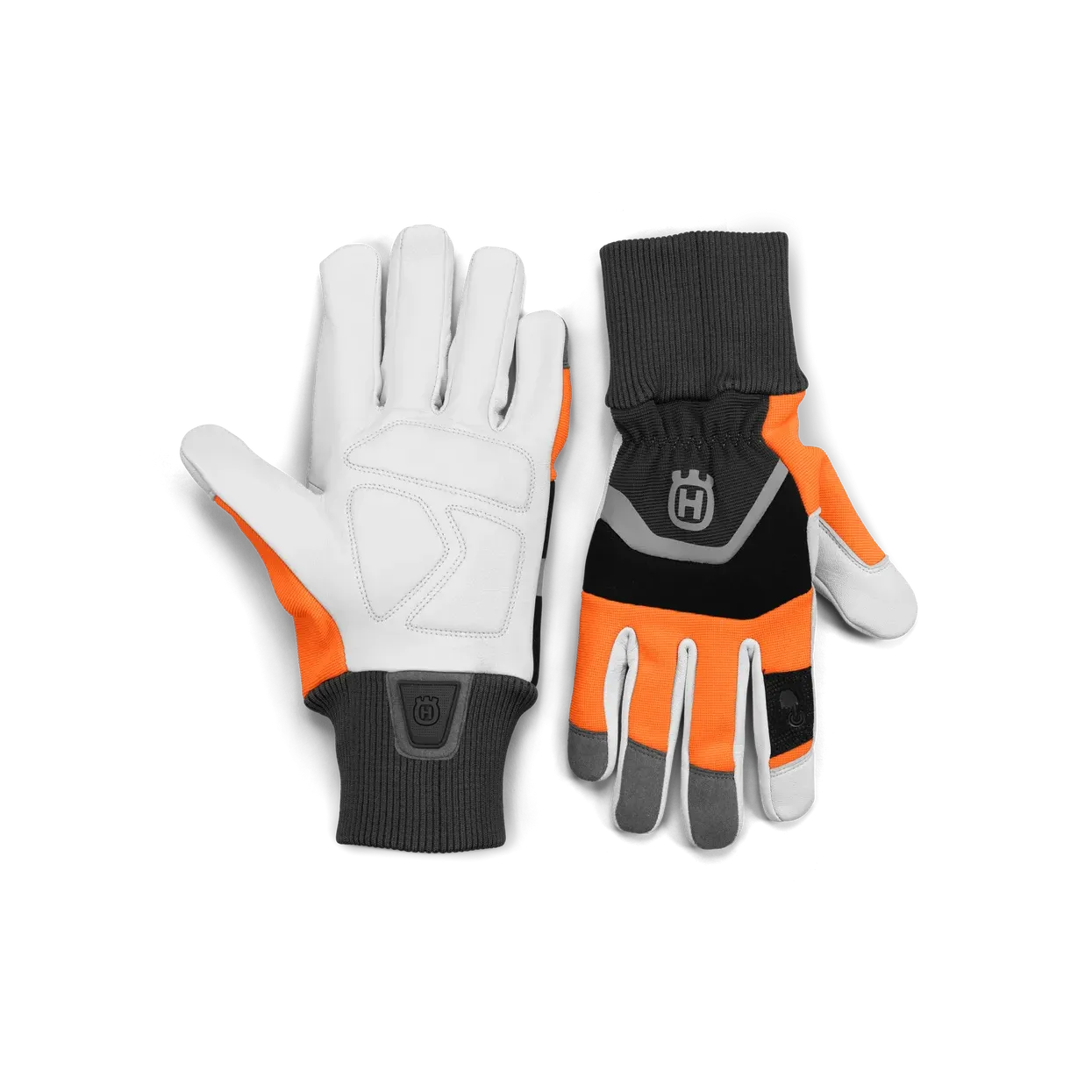Husqvarna-Husqvarna Functional with Saw Protection Gloves - Leather gloves for chainsaw use.-Gloves-Size 7-