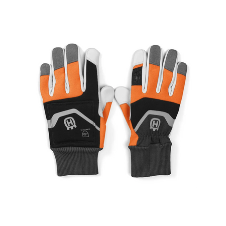 Husqvarna-Husqvarna Functional with Saw Protection Gloves - Leather gloves for chainsaw use.-Gloves-