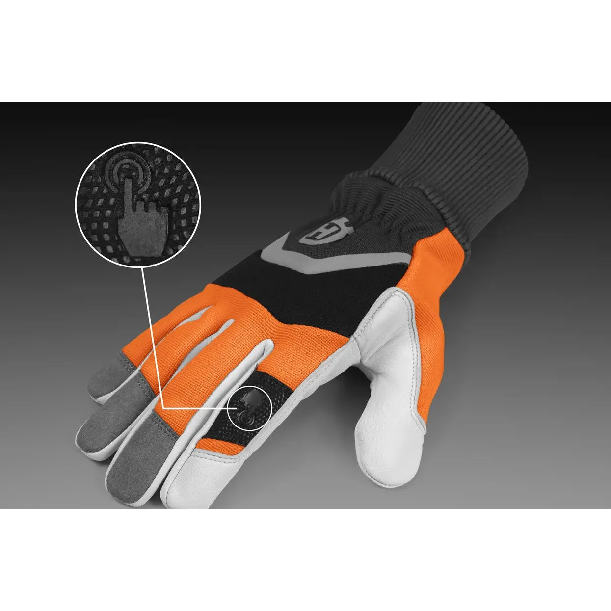 Husqvarna-Husqvarna Functional with Saw Protection Gloves - Leather gloves for chainsaw use.-Gloves-