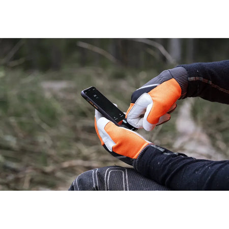 Husqvarna-Husqvarna Functional with Saw Protection Gloves - Leather gloves for chainsaw use.-Gloves-