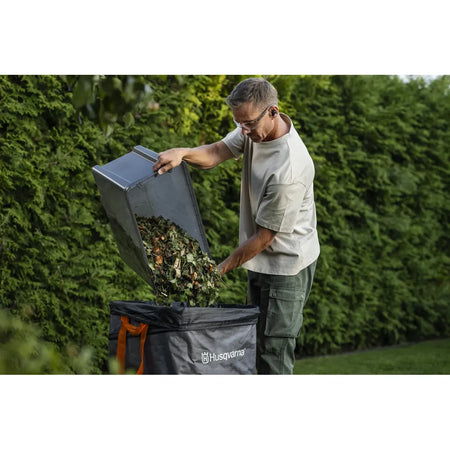 Husqvarna-Husqvarna GS 340is Shredder - Battery-powered shredder for efficient debris disposal and smart storage.-Chipper-