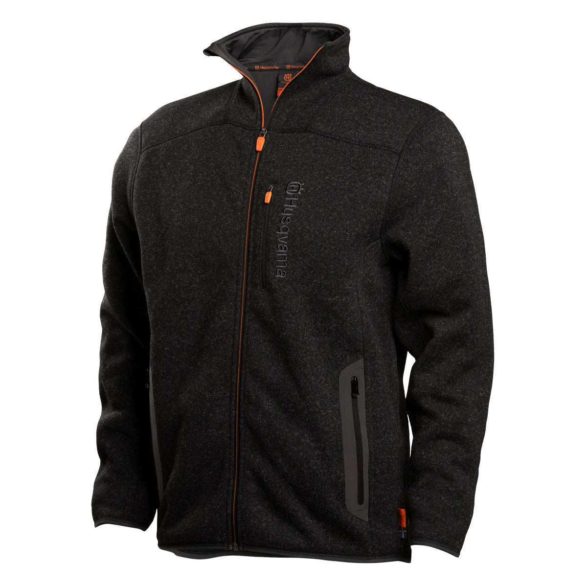 Husqvarna-Husqvarna Mens Husqvarna Xplorer Fleece Jacket - Granite Grey - all sizes available!-Jacket-Granite Grey-Small-