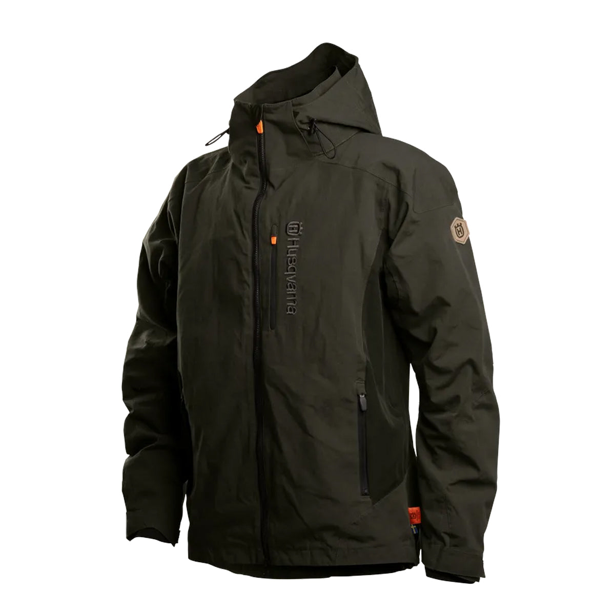 Husqvarna-Husqvarna Mens Husqvarna Xplorer Shell Jacket - Forest Green - all sizes available!-Jacket-Forest Green-Small-