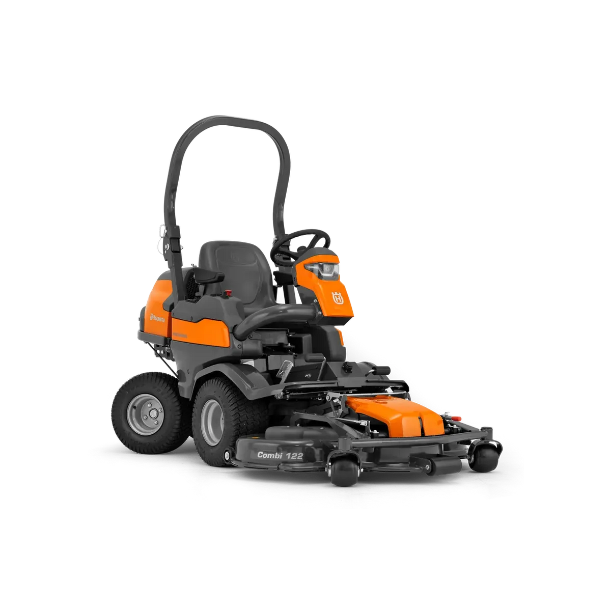 Husqvarna-Husqvarna P524X Ride-On Front Mower - Front-mounted petrol ride-on lawn mower, built for commercial use.-Ride On Mower-