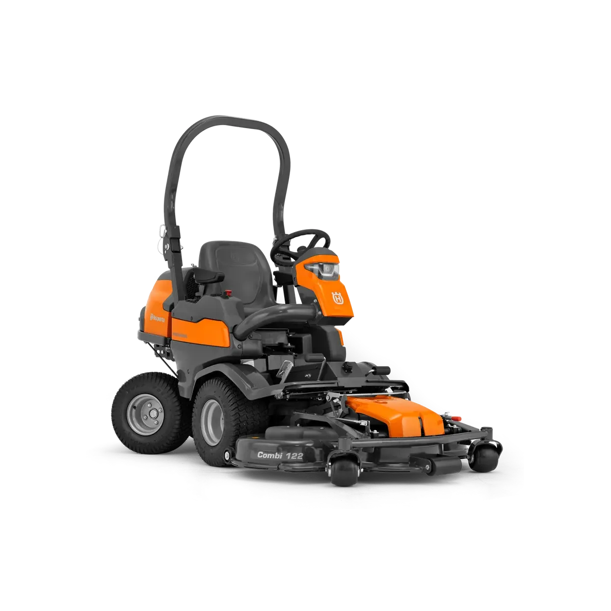 Husqvarna-Husqvarna P524X Ride-On Front Mower - Front-mounted petrol ride-on lawn mower, built for commercial use.-Ride On Mower-