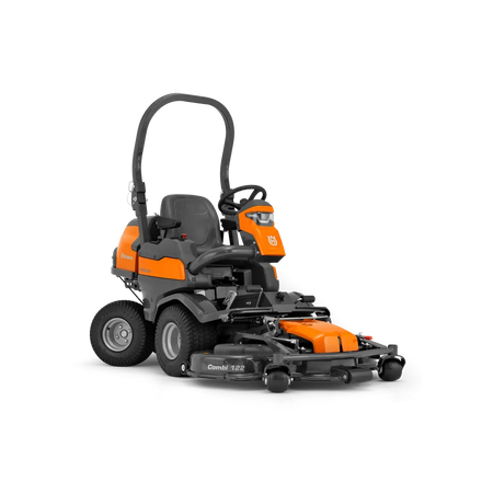 Husqvarna-Husqvarna P524X Ride-On Front Mower - Front-mounted petrol ride-on lawn mower, built for commercial use.-Ride On Mower-