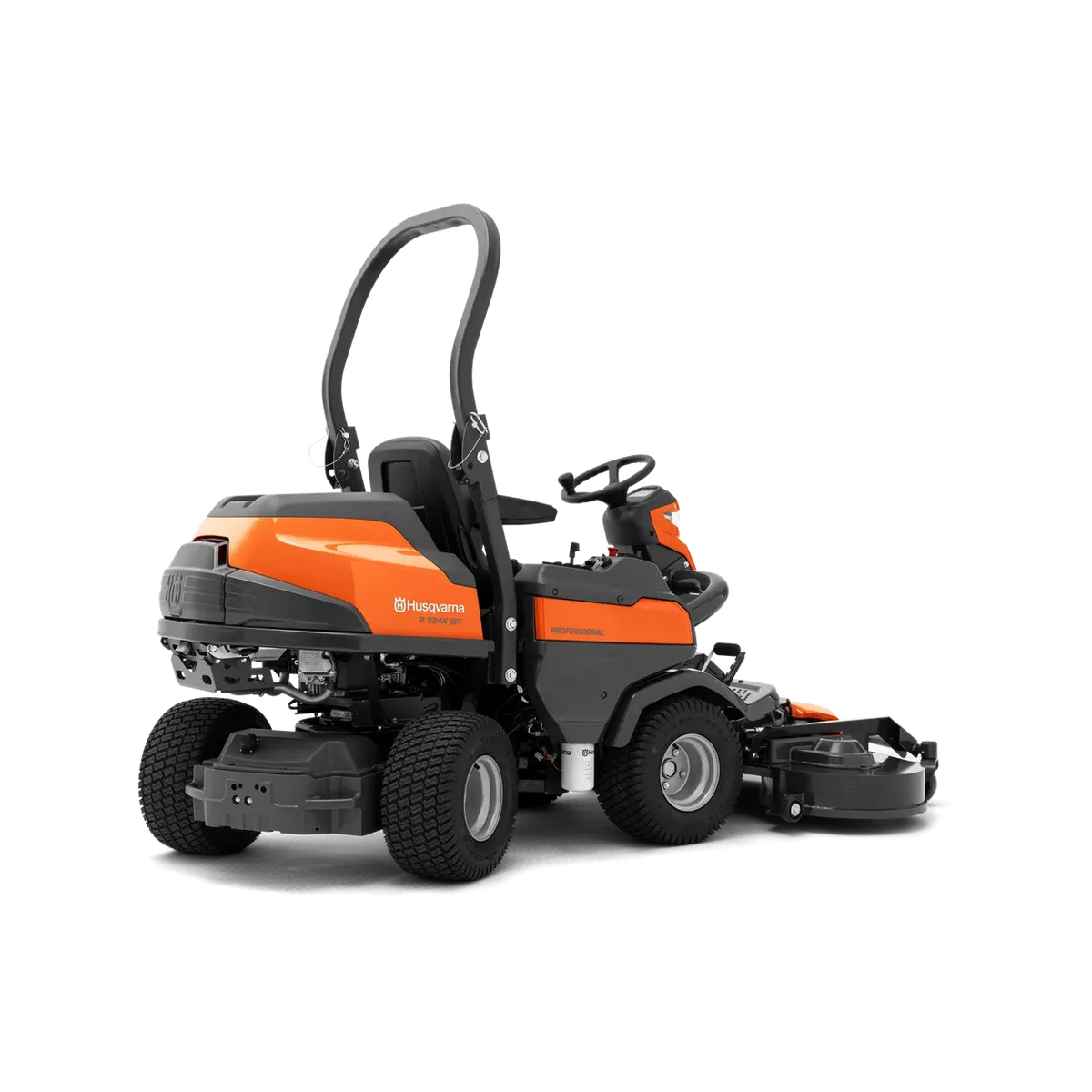 Husqvarna-Husqvarna P524X Ride-On Front Mower - Front-mounted petrol ride-on lawn mower, built for commercial use.-Ride On Mower-