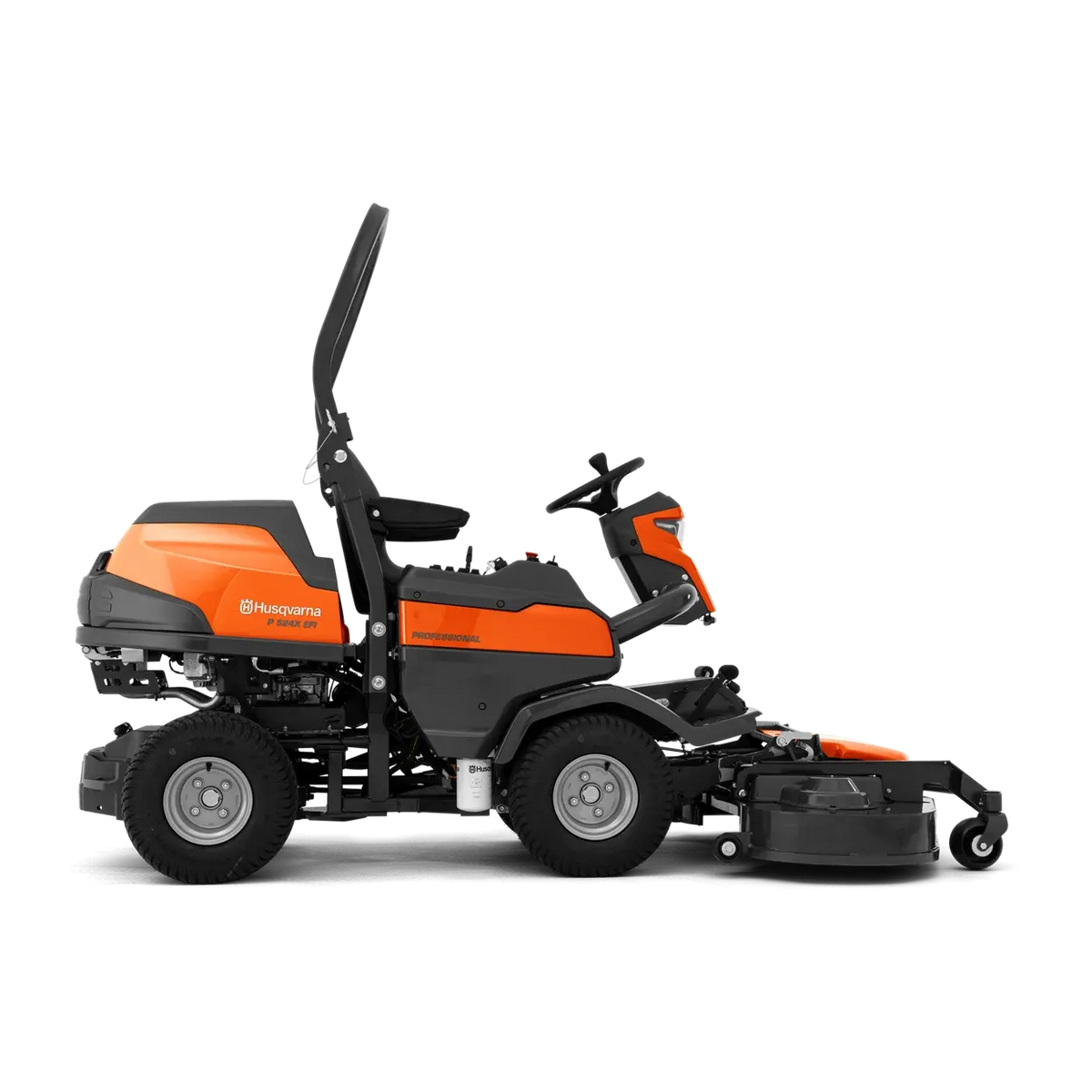 Husqvarna-Husqvarna P524X Ride-On Front Mower - Front-mounted petrol ride-on lawn mower, built for commercial use.-Ride On Mower-