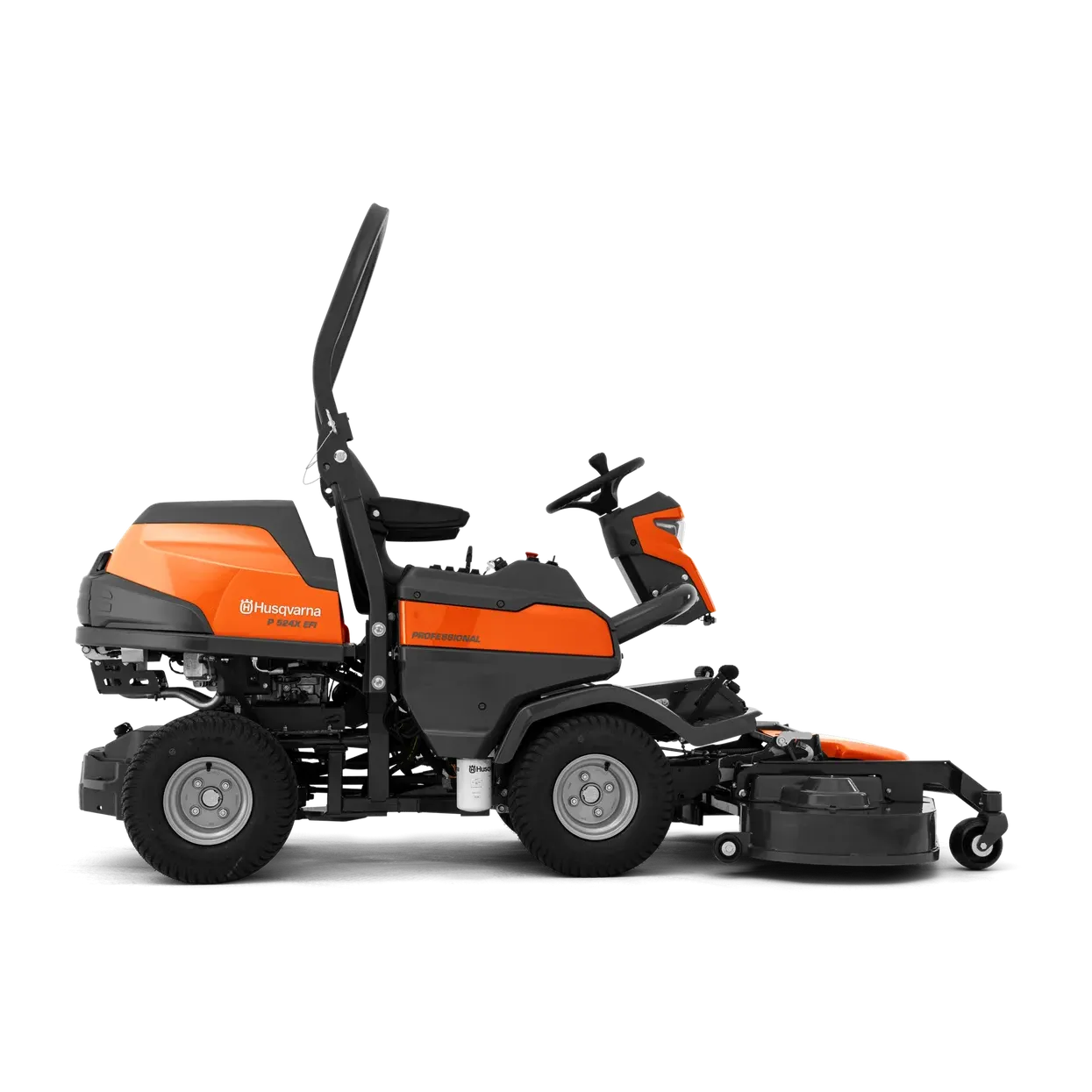 Husqvarna-Husqvarna P524X Ride-On Front Mower - Front-mounted petrol ride-on lawn mower, built for commercial use.-Ride On Mower-