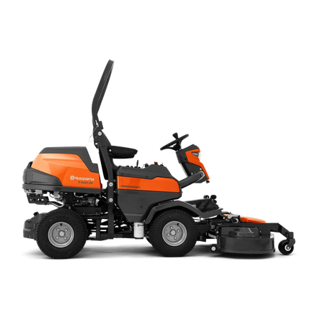 Husqvarna-Husqvarna P524X Ride-On Front Mower - Front-mounted petrol ride-on lawn mower, built for commercial use.-Ride On Mower-