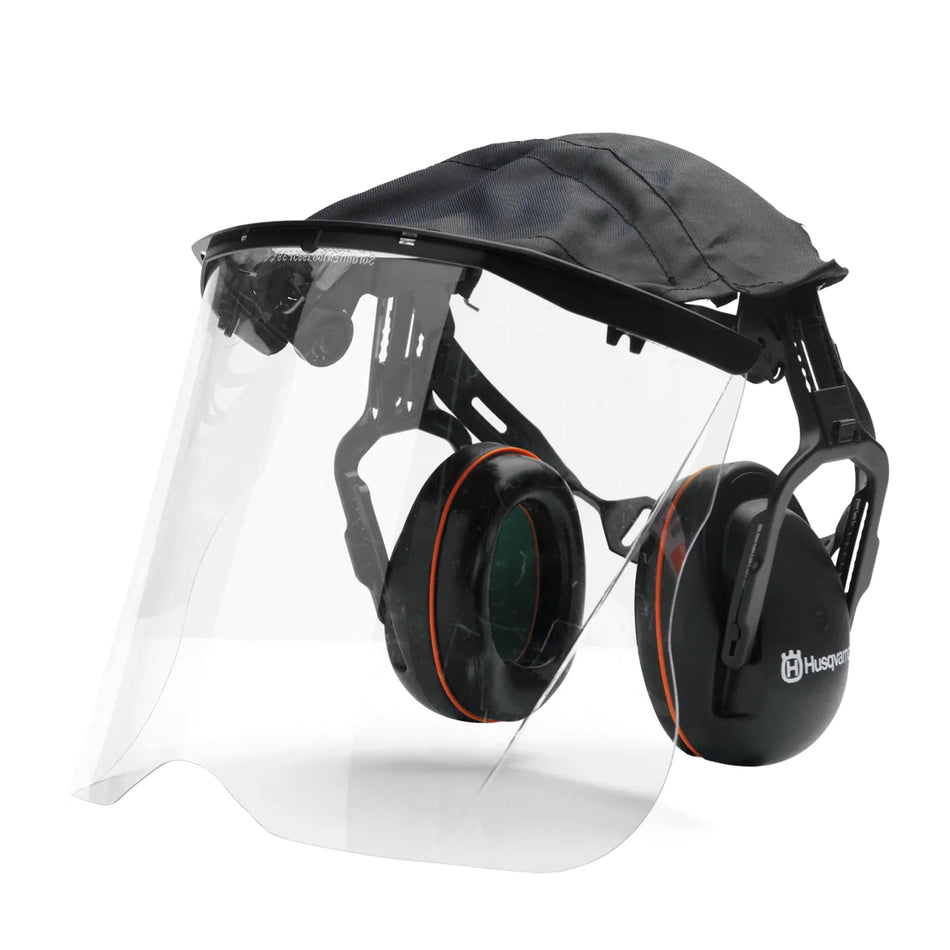 Husqvarna-Husqvarna Premium Earmuffs and Visor - Best choice for comfort-Earmuffs-Premium Earmuffs with Plexi Visor-